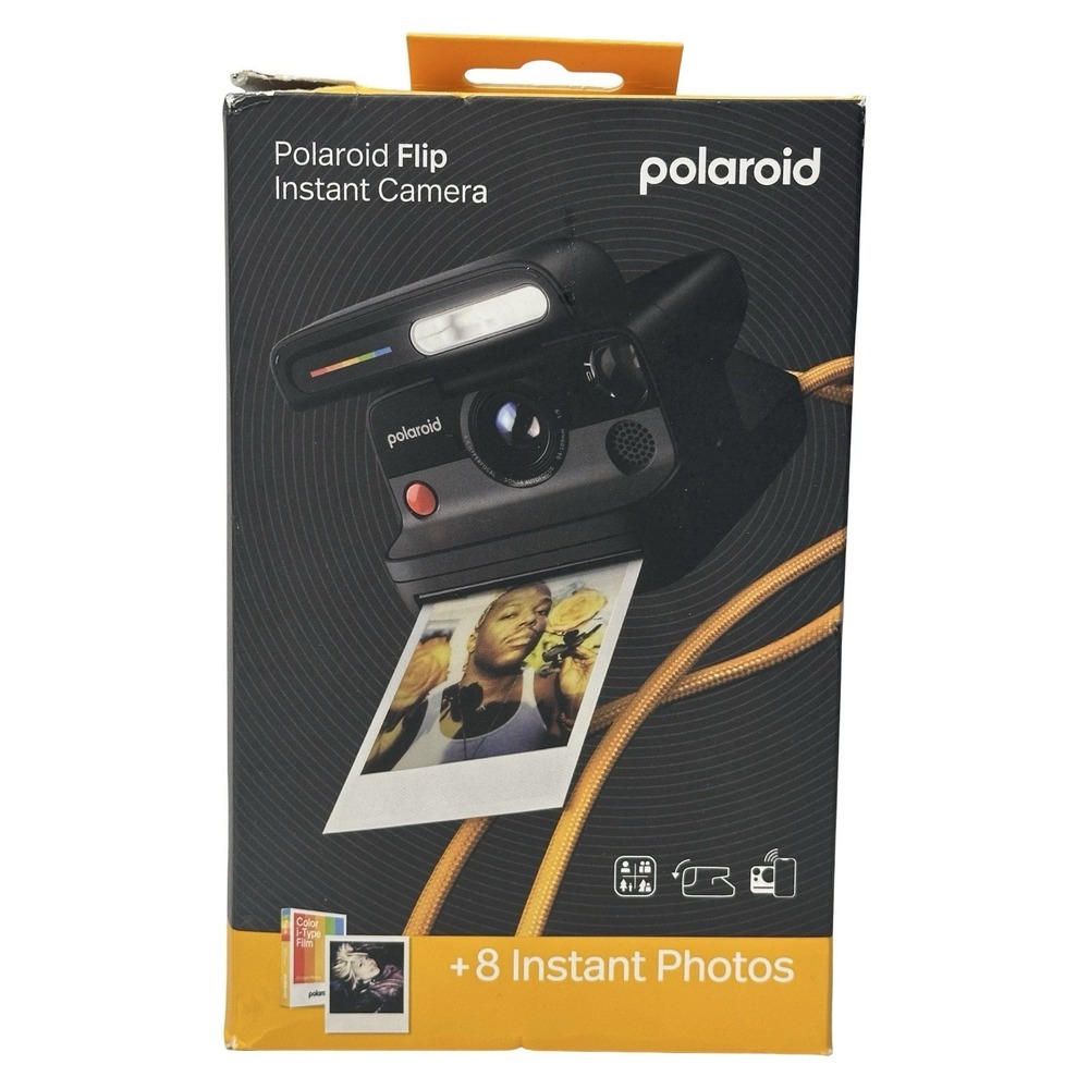 Polaroid - Flip Instant Camera + Color Film Bundle (8 Photos) 9/10/26